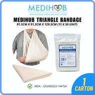 [BULK PURCHASE 50S] [MDA APPROVED] MEDIHUB Triangle Bandage Thickened Triangle First Aid Bandage