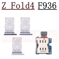 For Samsung Galaxy Z Fold4 F936B F936U F936N Sim Card Reader Holder Dual Single Chip Tray Holder Slo