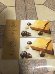 Godiva $50 Coupon兩張