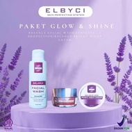 NEW ELBYCI -- PAKET GLOW SERIES UNTUK KULIT SUSAH CERAH FLEK HITAM BESTSELLER