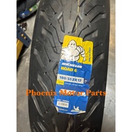 2025 Michelin Road 6 Tyre Tayar 180/55 ZR 17 73W Year 2025