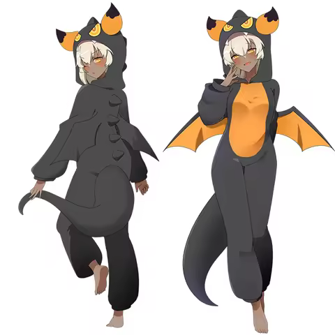 Anime Game Monster Hunter Zinogre Nergigan Cosplay Costume Kigurumi Adult Unisex Pajamas Flannel Jum
