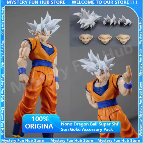 In Stock Nono Dragon Ball Super Son Goku Shf Accessory Pack White God Goku Head Model Fits Bandai Sh
