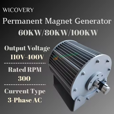 220V Electric Power Generator 30KW 50000W Permanent Magnet Generator 400V 380V Low Speeds 3 Phase Ge