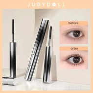 Judydoll Tube Eye Mascara Waterproof Sweatproof Slender Not Easy to Smudge Brown Curly Flower Stick 