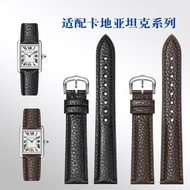 Suitable for Cartier Watch Strap Tank Tank Genuine Leather Strap London solo Key Quick Release Men W