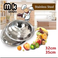 Stainless Steel Wok Cover Pan Lid Wok Lid