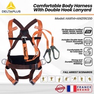 Body Harness + Double Hook Lanyard DELTA PLUS HAR14 + AN219CDD original