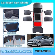 Car Window Sunshade For Hyundai Elantra Avante MD MK5 2011-2016 Curtain Mesh Anti-UV Windshield Fram