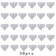 30Pcs/Set Travel Disposable Non Woven Paper Brief for Women Men