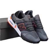 New Belance NB Sepatu Sneakers NB Encap Reveal 997 Black Wolf Orange Sepatu Casual Pria