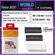 CANON RP108 RP-108 SELPHY PHOTO PAPER ORIGINAL CANON MALAYSIA Ink Paper Set