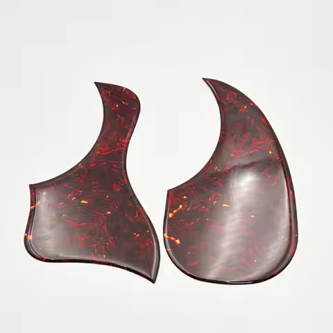 Retro Tortoiseshell Pattern Guitar Guard Plate 41inch Acoustic Guitar Guard Plate Self Adhesive Anti