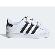 adidas ADIDAS SUPERSTAR CF I 白黑 基本款 金標 黏帶 休閒鞋 小童 小腳女孩 愛迪達魔鬼氈 大童 女鞋 童鞋