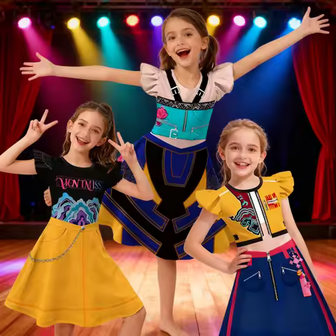 Girls Singer carnival anime Costume girl group's performance Cosplay Dresses for Halloween Party Pop