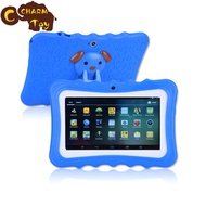 Ptsygantl Kids Tablet 7-inch Android 4.4 1024 x 600 HD Screen Quad Core CPU Wireless Wi-Fi Dual Camera Tablet Children Gift