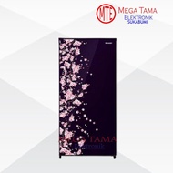 Kulkas 1 pintu Sharp SJN 182 D Motif Bunga Sakura