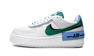 Women's Air Force 1 Shoes, Photon Dust/Malachite-black