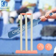 [Gazechimp] Kids Cricket Set, Outdoor Sports Game Indoor Play Garden Cricket Set, Cricket Bat And Ba