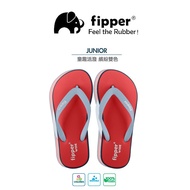 Fipper Natural Rubber Slippers Wide Red, Blue (Snorkel)/Blue (Echo) Flip-Flops