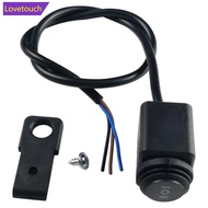 LOVETOUCH 1Pc Plastic Motorcycle Modified Switches Rearview Mirror Base Headlight Spotlight Double F