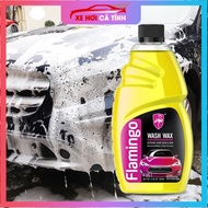 Dung Dịch Rửa Xe Không Chạm Wash Wax siêu bóng - Nước Rửa Xe Ô Tô Xe Máy 500ML(hàng chính hãng) FLAM