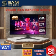 AOC 25G4K Gaming Monitor 24.5 inch FHD 420Hz 0.3ms Fast IPS DisplayHDR 400