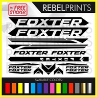 【hot sale】 FOXTER Design 2 Bike Frame Sticker Decals Vinyl for Mountain Bike and Road Bike and Fixi