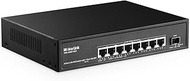 MokerLink 8 Port 2.5 Gigabit PoE Switch with 10G SFP, 8 x 2.5G Ethernet Ports, 8 Port PoE IEEE802.3a