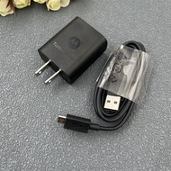 [reng] New For Motorola 18W US Fast Charger Turbo Power With 1M Micro/ Type C For Moto Razr 2 Edge+ 