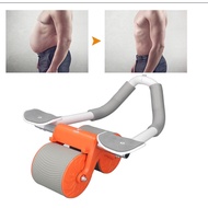 Elbow Support Rebound Abdominal Wheel Double Wheel Rebound Ab Roller Wheel For Core Strength Trainin