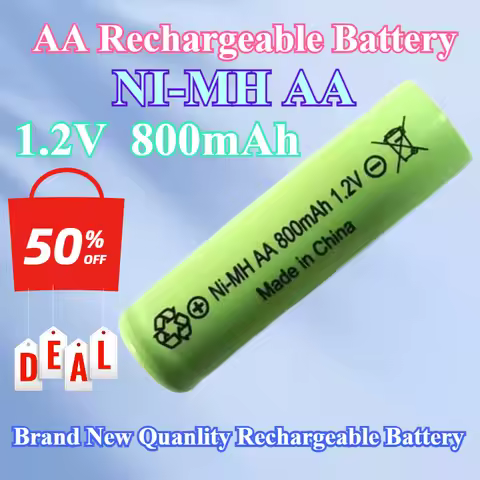 Brand New AA 800mAh 1.2 V Quanlity Rechargeable Battery NI-MH 1.2V Rechargeable 2A Battery Baterias 