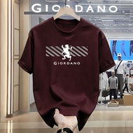 Giordano Men's Graphic T-Shirt Original Cotton Casual Short Sleeve T-Shirt 8535
