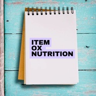 BUKU OX NUTRITION ITEM❗BACA RUJUKAN KLIK LINK  OX NUTRITION ITEM❗️