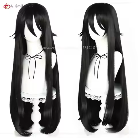 Ryoba Aishi Cosplay Wig Black Long Wigs For Women Ayano Aishi Costumes Cosplay Anime Wig Heat Resist