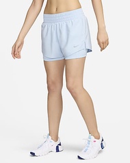 Nike Dri-FIT One 女款中腰 3" 二合一短褲