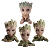 Groot ดอกไม้ตกแต่งบ้านแจกันมัลติฟังก์ชั่ Groot ดอกไม้หม้อเครื่องประดับ Arrangement Action ตัวละคร Fi