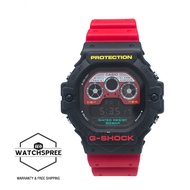 [Watchspree] [New Arrival] Casio G-Shock DW-5900 Lineup Mix Tape Series Red Resin Band Watch DW5900MT-1A4 DW-5900MT-1A4