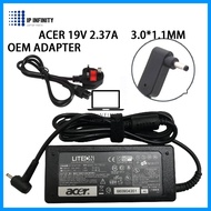 ACER 3.0*1.1MM SWIFT SF314-42 SF314-51 N16PS SF314-54 SF314-55 55G SF314-56 SF314-57 LAPTOP CHARGER 