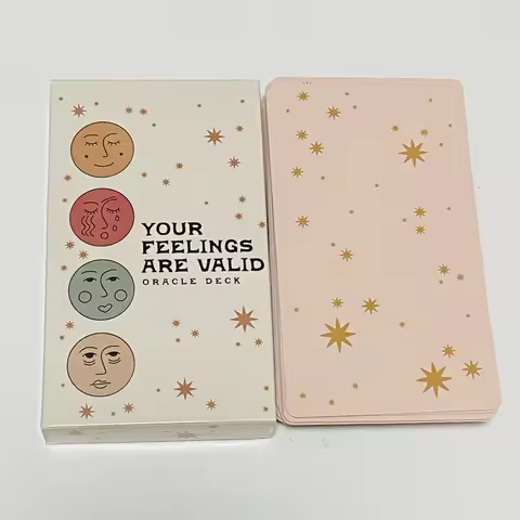 Your Feelings are Valid Oracle Deck 2nd Edition A 48 Oracle Mood cards English Version Tarot Oracle 