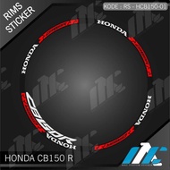 HONDA HCB150 05 - CB150R RIM LIST - STICKER LIST - STICKER RIM CB 150RHONDA