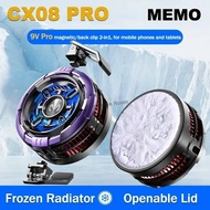 Memo CX08 Pro 9V2A Semiconductor Cooling Fan Universal Radiator Magnetic Back Clip Gaming Accessorie
