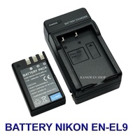 EN-EL9 \ ENEL9 \ EN-EL9a \ ENEL9a \ EN-EL9e \ ENEL9e แบตเตอรี่ \ แท่นชาร์จ \ แบตเตอรี่พร้อมแท่นชาร์จ
