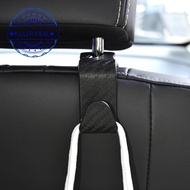 MAELOVE2 Car Hook Car Seat Hook Car Carbon Fiber Pattern Hook Hook Seat Back Hidden S3l1
