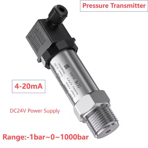 4-20mA -1Bar-0 Pressure Transmitter Sensor 0.1Bar 10Bar Pressure Gauge NPT1/4 Pressure 100Bar 16 Bar