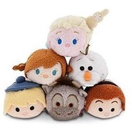 Tsum Tsum Frozen Elsa, Anna, Olaf, Kristoff, Sven, and Prince Hans Plush Keychain