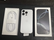 商場禮物全新未使用品-港版白色 Apple iPhone 16 Pro 256g (連盒，無保養)