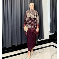 HANIN Blouse Batik Modern Viscose Batik Viscose Set Viscose Kondangan Set Viscose Celana Setelan b