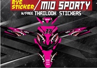 Decals Sticker Motorcycle Decals for Yamaha Mio sporty034