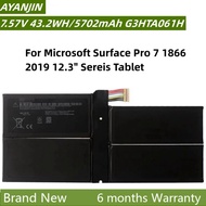 G3HTA061H Laptop Battery For Microsoft Surface Pro 7 1866 2019 12.3" Sereis Tablet